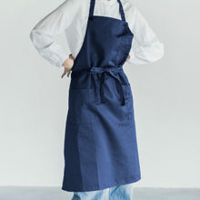 画像をギャラリービューアに読み込む, シンプル カフェエプロン|名入れ可能|スッキリ細見え