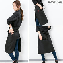 画像をギャラリービューアに読み込む, ミドル丈サロンエプロンのディティール