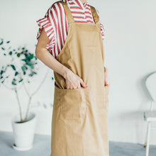 画像をギャラリービューアに読み込む, ゆったりエプロン|名入れ可能|H型で肩こり知らず