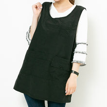 画像をギャラリービューアに読み込む, 【ナイロン】チュニックエプロン|名入れ刺繍|かぶるだけ