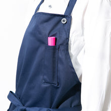 画像をギャラリービューアに読み込む, シンプル カフェエプロン|名入れ可能|スッキリ細見え