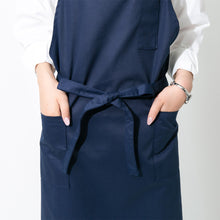 画像をギャラリービューアに読み込む, シンプル カフェエプロン|名入れ可能|スッキリ細見え