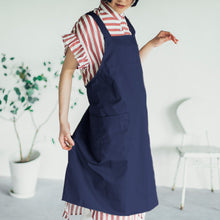 画像をギャラリービューアに読み込む, ゆったりエプロン|名入れ可能|H型で肩こり知らず