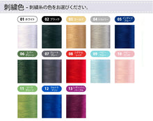 画像をギャラリービューアに読み込む, 刺繍の糸の色