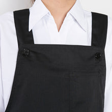 画像をギャラリービューアに読み込む, ワンピース型エプロン|名入れ刺繡|すっきりショート丈