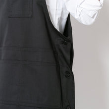 画像をギャラリービューアに読み込む, ワンピース型エプロン|名入れ刺繡|すっきりショート丈