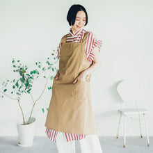 画像をギャラリービューアに読み込む, ゆったりエプロン|名入れ可能|H型で肩こり知らず